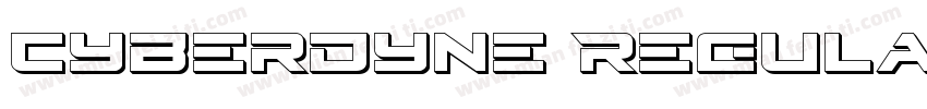 Cyberdyne Regular字体转换